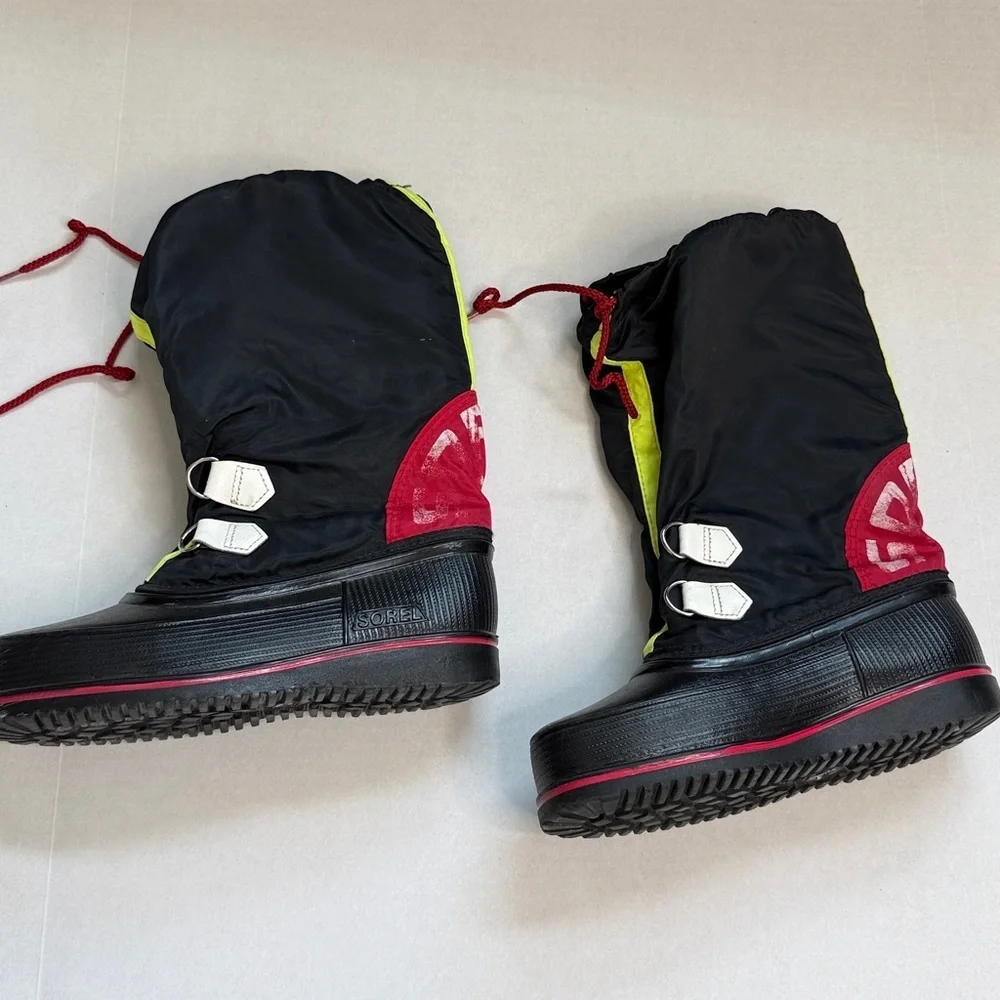 Sorel Boys Snow Boots Black size 6 - Picture 5 of 8